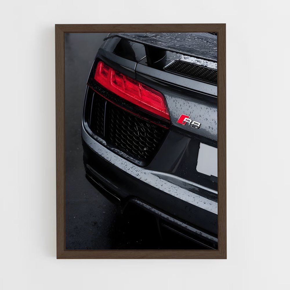 Poster Tuning Noir – affiche Audi (vue 5)